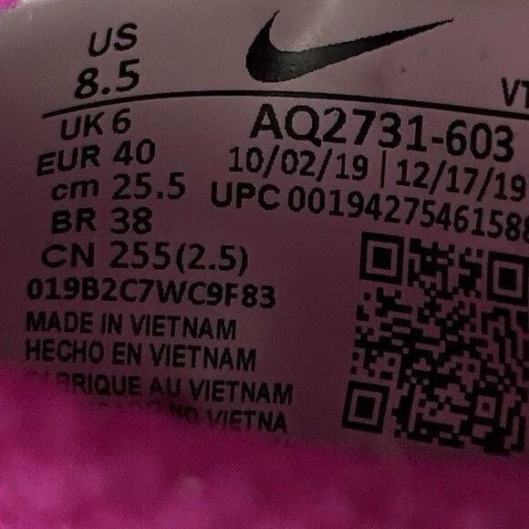 Nike Joyride Run Flyknit AQ2731-603 Women’s Sz 8.5 Fire Pink Athletic Shoes Used - Picture 12 of 12